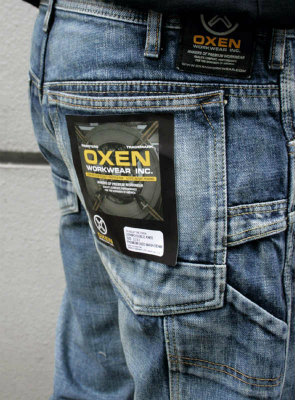 OXEN/オキセン/デニムダブルニーカーペンターパンツ PREMIUM USED WASH