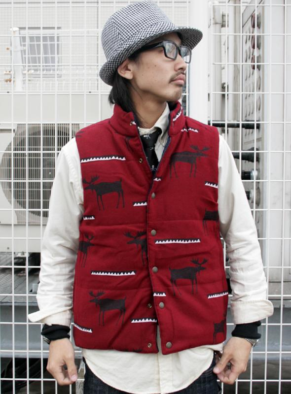 半額品 ROKX ロックス VEST ボアベスト フリースベスト ブラック neck