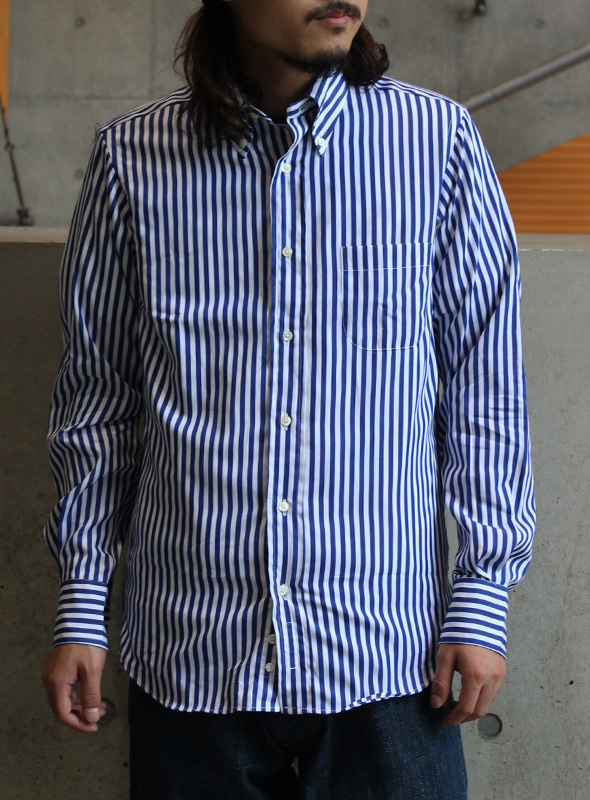 INDIVIDUALIZED SHIRTS インディヴィジュアライズドシャツ BENGAL STRIPE B.D.SHIRTS
