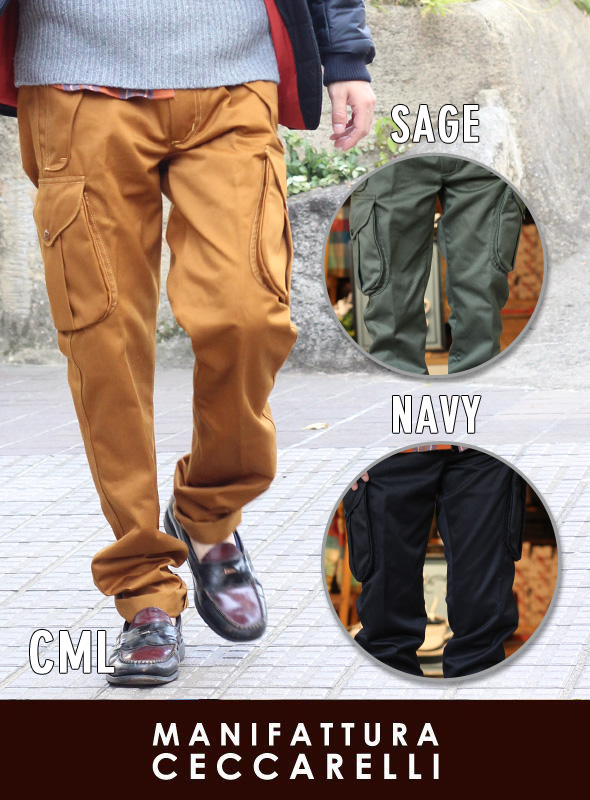 MANIFATTURA CECCARELLI マニファッツュラ チェッカレッリ FIELD PANTS