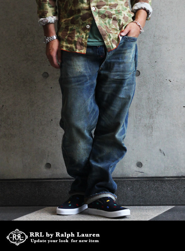 RRL ダブルアールエル バックルバック PIONEER BUCKLE-BACK JEAN DENIM