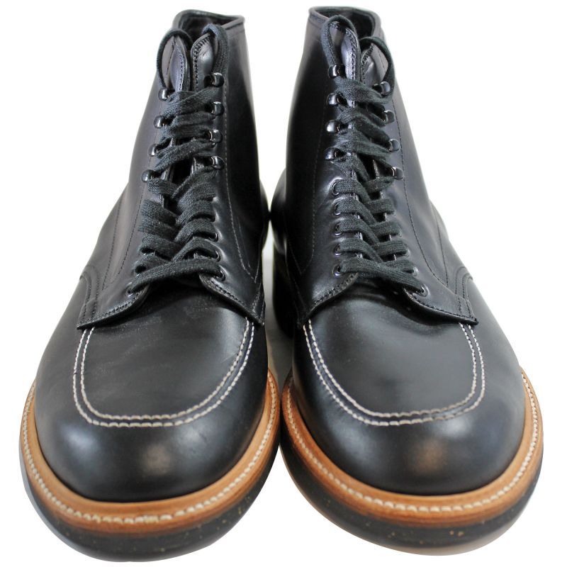 Alden オールデン 401 INDY BOOTS インディブーツ BLACK ラバーソール ...