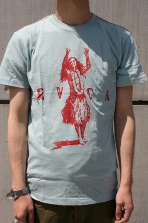 rvca　　S/SプリントTシャツ