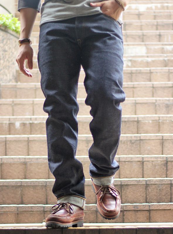 RRL ダブルアールエル SLIM NARROW RIGED DENIM