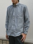 画像4: 【IKE BEHAR】JOHN バイヤスストライプボタンダウンシャツ SOMELOS paper別注 (4)