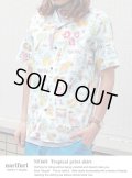 【narifuri】　Tropical print shirt　南国アロハシャツ (NF669)