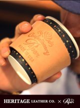 【HERITAGE LEATHER×paper】CUP SLEEVE