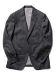 画像2: 【narifuri】Chalk stripe tailored jacket（NF861） (2)