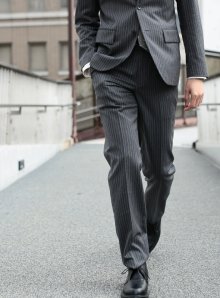 他の写真2: 【narifuri】Chalk stripe tailored slacks（NF862）