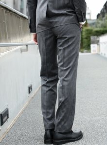他の写真1: 【narifuri】Chalk stripe tailored slacks（NF862）
