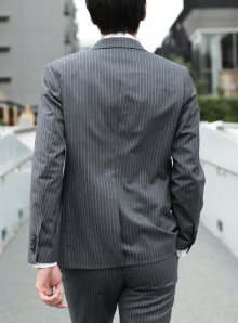 他の写真1: 【narifuri】Chalk stripe tailored jacket（NF861）