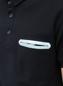 他の写真1: 【narifuri】 ナリフリ Reflector pocket polo shirt （NF909）