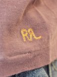 画像4: 【RRL】ダブルアールエル ガーメントダイT-SHIRT 刺繍ロゴ【SALE 50%Off】 (4)