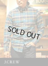 【J.CREW】 ジェイクルー OX FORD B.D CHECK SHIRT BLUE/YELLOW