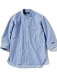 画像2: 【narifuri】 ナリフリ Band collar　Three-quarter sleeve shirtバンドカラー七分袖シャツ(NF4007) (2)