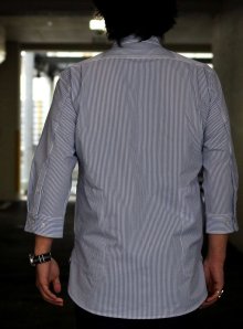 他の写真3: 【narifuri】 ナリフリ Band collar　Three-quarter sleeve shirtバンドカラー七分袖シャツ(NF4007)