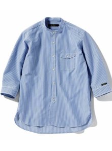 他の写真1: 【narifuri】 ナリフリ Band collar　Three-quarter sleeve shirtバンドカラー七分袖シャツ(NF4007)