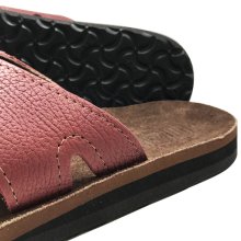 他の写真1: 【SANDALMAN】 WIDE STRAP Leather Sandal RED