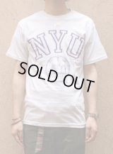 【NEWYORK UNIVERSITY】S/SカレッジプリントTシャツ#4