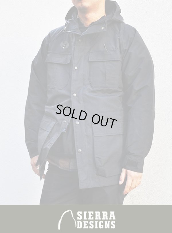 画像1: 【SIERRA DESIGNS】 シェラデザイン 60/40 MOUNTAIN PARKA BLACK/BLACK