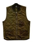 画像2: 【RRL】ダブルアールエル Quilted cotton jersey vest (2)