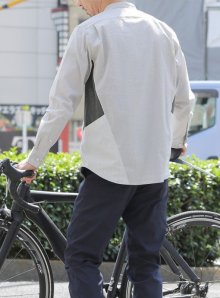 他の写真2: 【narifuri】 ナリフリ Stand collar ventilation shirt　スタンドカラーベンチレーションシャツ(NF4033)