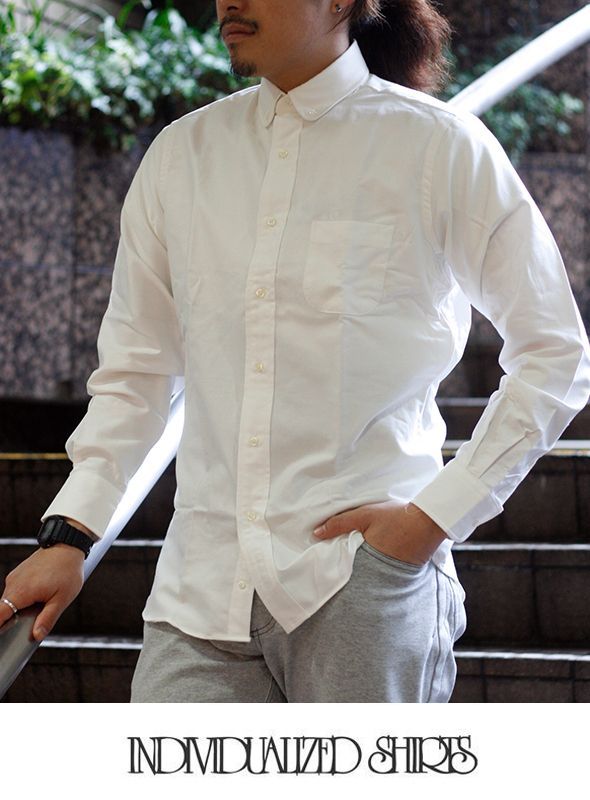 【INDIVIDUALIZED SHIRTS】GOLF COLLAR STANDARD FIT BD SHIRT 入荷アップしました