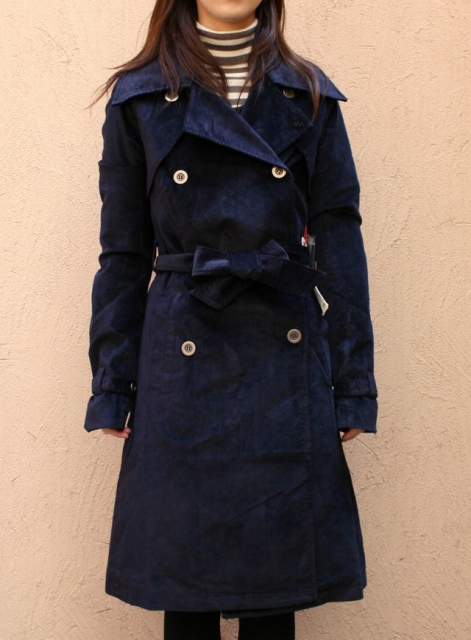 velour trench coat