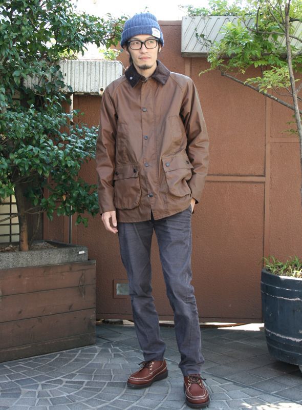 Barbour - BARBOUR BEDALE ビデイル ジャケット 42 dark brownの