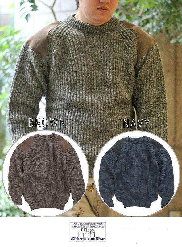 Oldderby Knitwear オールドダービーニットウェア CREW NECK コマンドセーターを通販【paper福岡】
