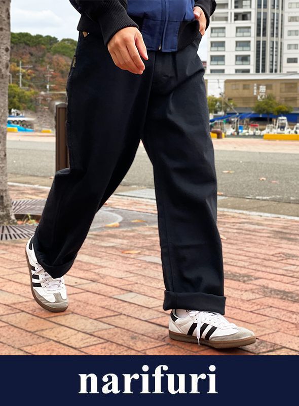 【narifuri】ナリフリ narifuri × Lee 高耐久ストレッチデニムペインターパンツ(NFLE_04)