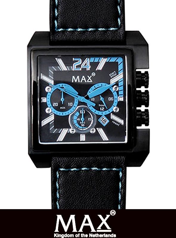 MAX XL WATCHES レザーベルト メンズ ブランド腕時計