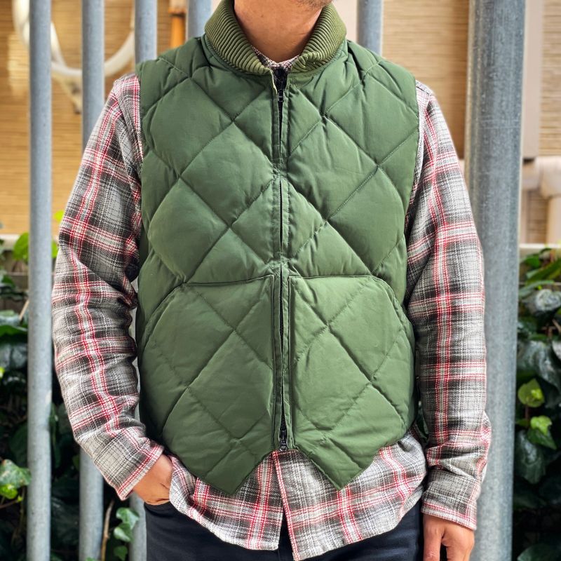 CRESCENT DOWN WORKS クレセントダウンワークスQUILTED VESTを通販【paper 福岡】