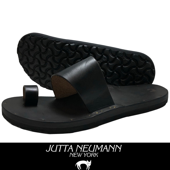 JUTTA NEUMANN(ユッタニューマン) レザーサンダル WITH BIRKENSTOCK