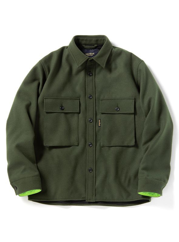 narifuri ナリフリMilitary warm shirt blouson　ミリタリーウォームシャツブルゾン (NF2056）