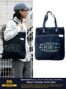 画像: 【RUGBY Ralph Lauren】男女問わずさりげなく持てる、気軽なトートバッグ デニムトートバッグ新入荷アップしました。