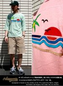 画像: 【Nasngwam】南国を連想させるような雰囲気抜群の7分袖Tee BEACH 7分袖フットボールTシャツ新入荷アップしました。