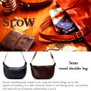 画像: 【SLOW】栃木レザー株式会社製レザーを使用したエイジングバッグ bono round shoulder bag新入荷アップしました。