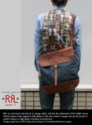 画像: 【RRL】加工技術をふんだんに使用した 2WAYバッグ デニム&レザーフラップショルダーバッグ新入荷アップしました。