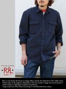 画像: 【RRL】ワークディテールに溶け込んだ、マリンボタンがポイントのコットンマリンワークシャツ新入荷アップしました。