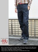 画像: 【RRL】硬く、ハリのあるリジッドデニムに落とし込んだワークデザイン バックルバックリジッドトラウザー新入荷アップしました。