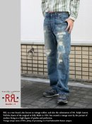 画像: 【RRL】激しい加工と高度なリペア技術の融合 バックルバックリペアデニム新入荷アップしました。