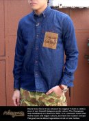 画像: 【Nasngwam】HANDS UP SHIRTS (DENIM)入荷アップしました。