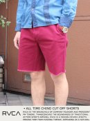 画像: 【RVCA】程良い太さの着回しショーツ ALL TIME CHINO CUT OFF SHORTS入荷アップしました。