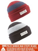 画像: 【POLeR】WORKER MAN STRIPE BEANIE ワーカーマンストライプビーニー新入荷アップしました。