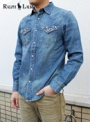 画像: 【DENIM&SUPPLY】スタッズウエスタンシャツ新入荷アップしました。