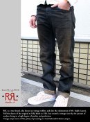 画像: 【RRL】シングルリーフステッチデニム BLK 新入荷アップしました。