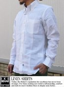 画像: 【IKE BEHAR】LINEN SHIRT WHT 入荷アップしました。