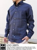 画像: 【IKE BEHAR】LINEN SHIRT NVY 入荷アップしました。