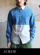 画像: 【J.CREW】 B.D 2トーンシャツ NVY/GRY 入荷アップしました。